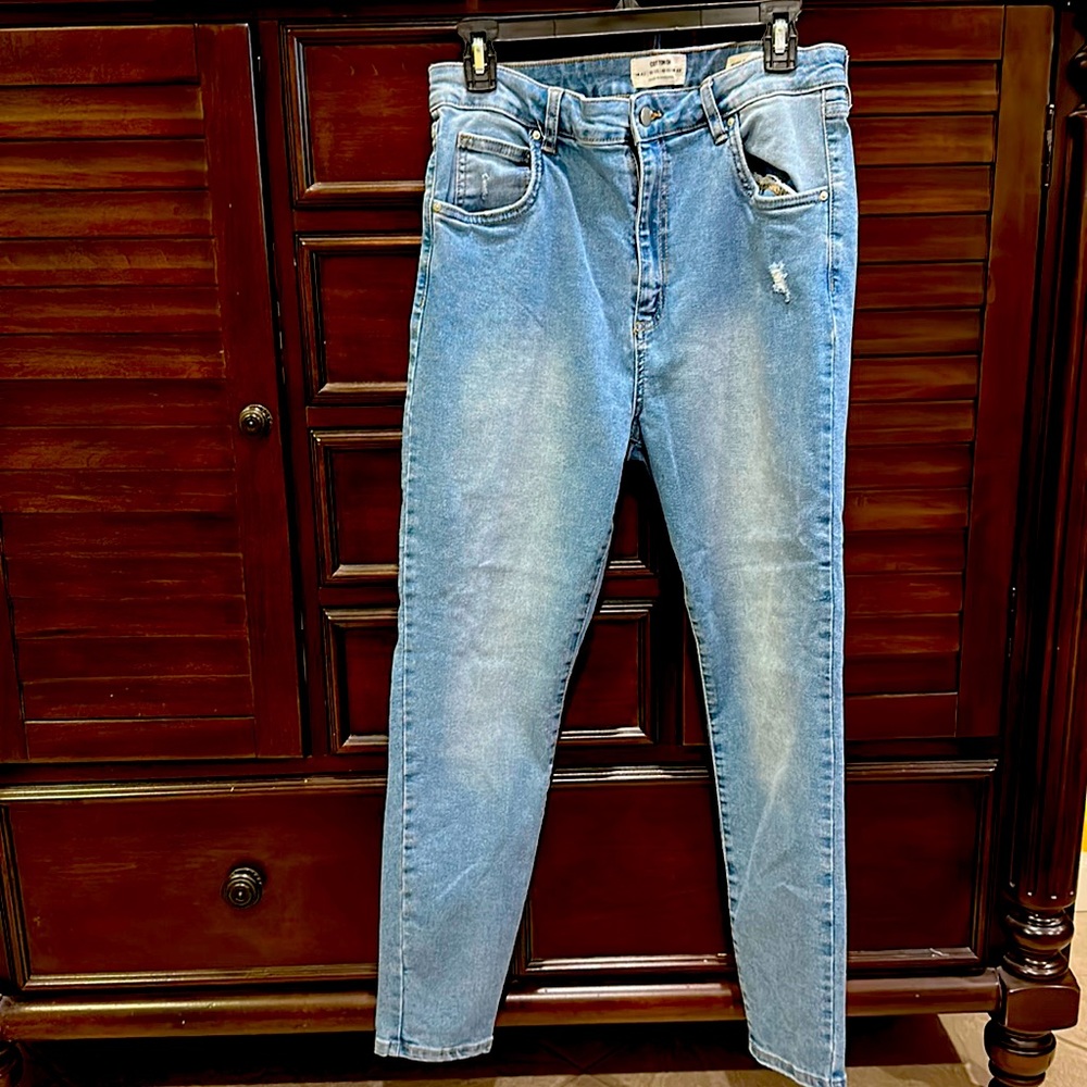 High Cropped Skinny Jeans